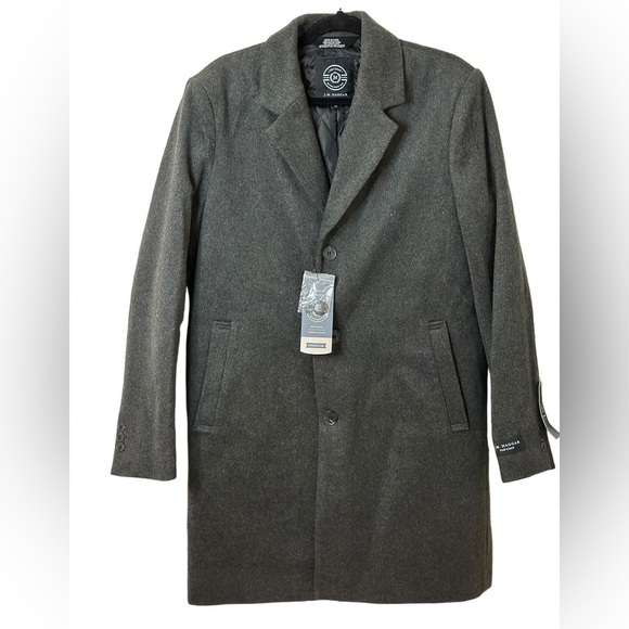 J.M Haggar Charcoal Men’s Coat With Thermal Lining Size M - Picture 5 of 11